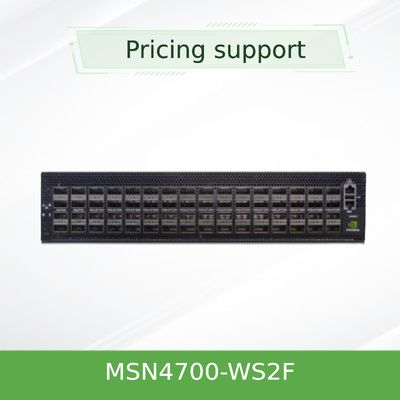 32개 QSFP-DD 오픈 소스 멜라녹스 이더넷은 400GbE 1U MSN4700-WS2F를 바꿉니다
