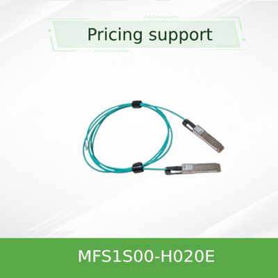 낮은 지연 Mellanox AOC 케이블 MFS1S00-H020E 스플리터 케이블 이더넷 200GbE ~ 2x100GbE 20m