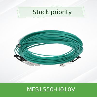 VPI HDR & ETH 인피니밴드 멜라녹스 AOC 케이블 MFS1S50-H010V 200Gb/S