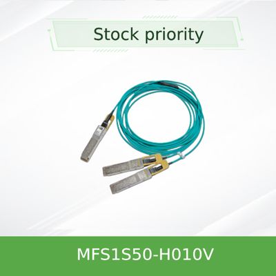 2xQSFP56 10m에 대한 MFS1S50-H010V 멜라녹스 AOC 200Gb/S 내지 2x100Gb/S IB HDR QSFP56