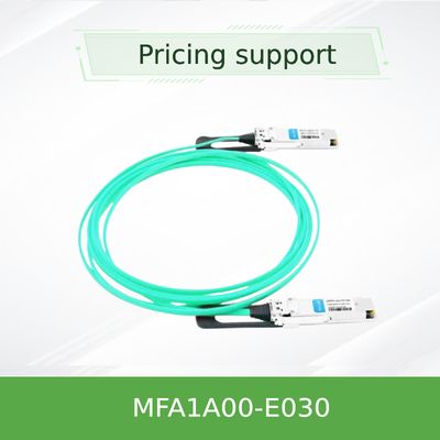 VCSEL 기반 QSFP Mellanox AOC 케이블 MFA1A00-E030 IB EDR 최대 100Gb/s