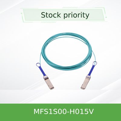 MFS1S00-H015V Aoc 활동적 광케이블 200Gb/S IB HDR QSFP56 15m