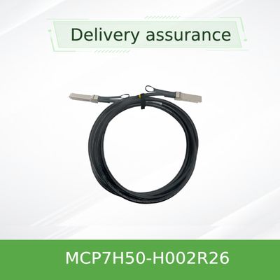 MCP7H50-H002R26 인피니밴드 케이블 200Gb/s에서 2x100Gb/s 2.0m 26AWG