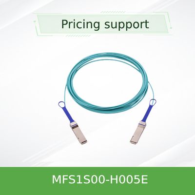 5m QSFP56 MMF 멜라녹스 AOC HDR 케이블 MFS1S00-H005E 200Gb/s