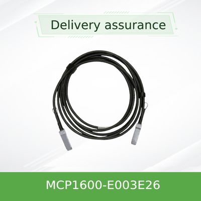 100Gb/S QSFP28 3m 검정색 26AWG에 달하는 MCP1600-E003E26 직접 접속 구리 케이블 인피니밴드 EDR