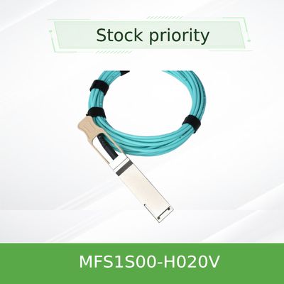 200Gb/S QSFP56 20m 네트워크 케이블에 달하는 콘솔 멜라녹스 AOC 케이블 MFS1S00-H020V IB HDR