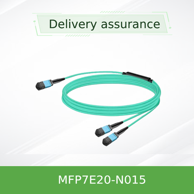멜라녹스 케이블 MFP7E20-N015 멀티모드 MPO-12/APC에서 2x MPO-12/APC 수동 섬유 케이블, 15m