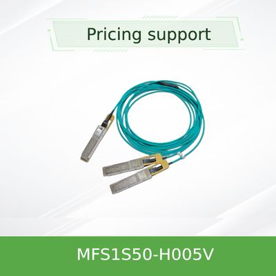 빨리 연결된 멜라녹스 AOC 케이블 MFS1S50-H005V 멜라녹스 IB