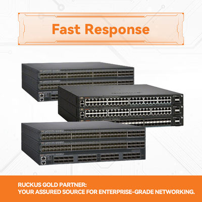 고급 Ruckus ICX 8200-48ZP2-E2 스위치 (150W 전원 공급 장치 포함)