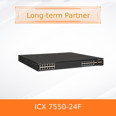 RUCKUS 네트워크 스위치 ICX 7550-24F 스택형 광섬유 스위치 10G SFP+ 100GbE 업링크