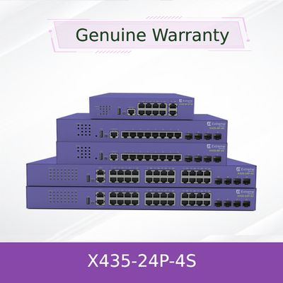 X435-24P-4S 프리미엄 기가비트 이더넷 스위치, 향상된 네트워크 안정성을 위한 익스트림 Xos