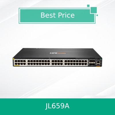 Hpe 아루바 네트워킹 Cx 6300m 48포트 Hpe 스마트 레이트 1/2.5/5gbe Poe 및 4포트 SFP56 스위치 (JL659A)