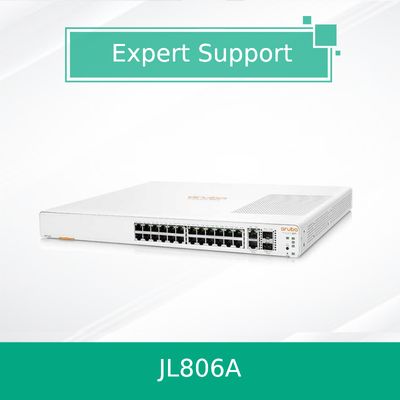 새로운 정품 Hpe 네트워킹 인스턴트 온 스위치 24포트 기가비트 2포트 10Gbt 2포트 SFP+ 1960 (JL806A)