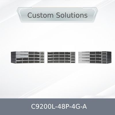 시스코 신 오리지널 C9200L-48p-4G-a 9200L 48 포트 10/100/1000 포+ 4X1g 업링크 스위치 네트워크 장점 C9200L-48p-4G-a