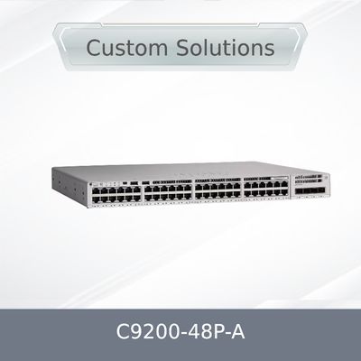고품질 시스코스 C9200-48p-a C9200 시리즈 48 포트 포+ 네트워크 어드밴티지 스위치