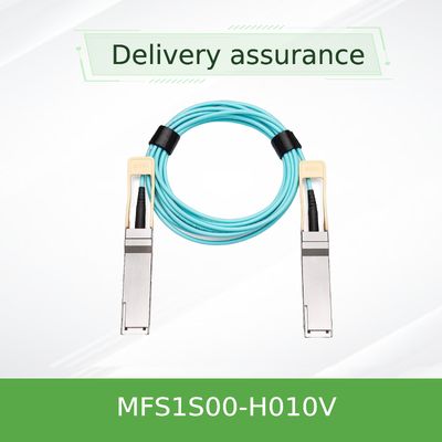 NVIDIA MFS1S00-H010V 200Gb/s QSFP56 액티브 광 케이블 - HDR InfiniBand 및 200GbE 데이터 센터용 10m AOC