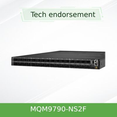 NVIDIA 퀀텀-2 MQM9790-NS2F 64-포트 400Gb/s 인피니밴드 스마트 스위치 ∙ 51.2Tb/s 처리량, SHARPv3 인 네트워크 가속성 AI 및 HPC 데이터 센터