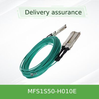 NVIDIA Mellanox MFS1S50-H010E 200Gb/s to 2x100Gb/s QSFP56 액티브 광 분할 케이블 10m AOC