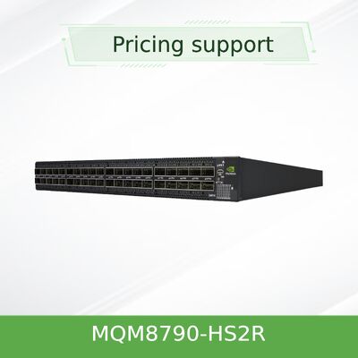 NVIDIA Quantum MQM8790-HS2R 200G InfiniBand 스위치 미관리, 40포트 16Tb/s, C2P 공기 흐름 UFM 지원