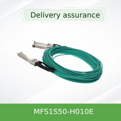 NVIDIA MFS1S50-H010E 200G ~ 2x100G QSFP56 AOC 저연속 스플리터 케이블