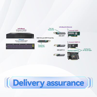 MMA4Z00-NS 멜라녹스 송수신기 800Gb/S 쌍접속구 OSFP 2x400Gb/S 다중 모드 SR8 50m