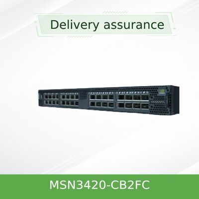 NVIDIA Spectrum SN3420 MSN3420-CB2FC – Cumulus Linux가 탑재된 48포트 25GbE 및 12포트 100GbE 탑오브랙 스위치