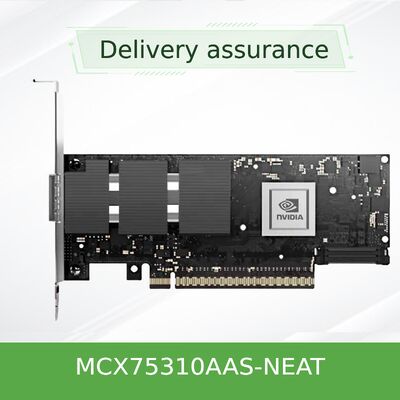 NVIDIA ConnectX-7 NDR 400Gb/s 스마트 NIC MCX75310AAS-NEAT 400GbE RoCE & 보안 부팅