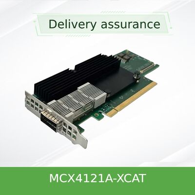 MCX4121A-XCAT 10GbE 듀얼 포트 네트워크 카드 Mellanox ConnectX-4 Lx
