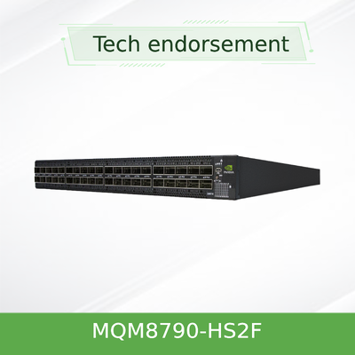 엔비디아 퀀텀 MQM8790-HS2F 200Gb/s 인피니밴드 스위치 40 포트 16Tb/s