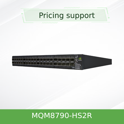 MQM8790-HS2R 200G 인피니밴드 스마트 스위치 (Unmanaged, C2P Airflow) 40x QSFP56