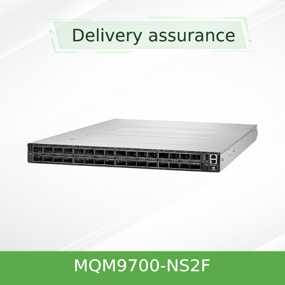 NVIDIA 퀀텀-2 MQM9700-NS2F 400Gb/s 인피니밴드 스위치 ∙ 64-포트 NDR, P2C 공기 흐름, 탑재 관리
