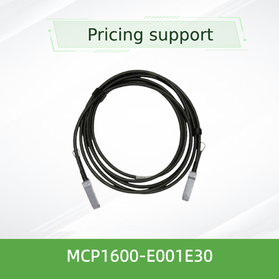 멜라노크스 MCP1600-E001E30 100Gb/s QSFP28 패시브 DAC 케이블 1m, 30AWG, EDR 인피니밴드