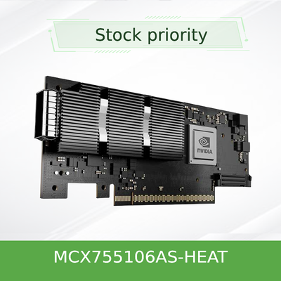 NVIDIA ConnectX-7 MCX755106AS-HEAT 200G Dual-Port InfiniBand Card – 2× OSFP