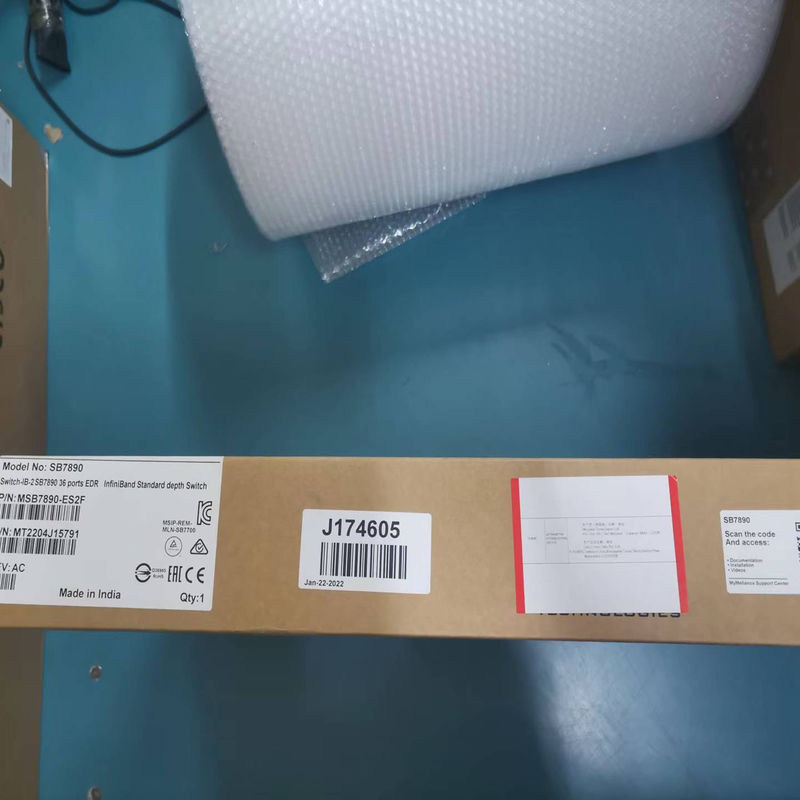 36p 외부적으로 운영된 EDR 100Gb/S 현명한 멜라녹스 인피니밴드 전환 MSB7890-ES2F 비차단