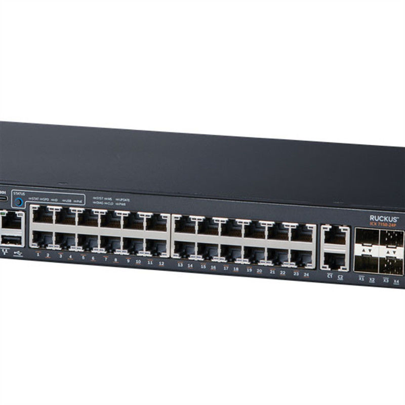 24P 4X1G 소동 네트워크 스위치 ICX7150 10/100/1000Mbps RJ-45 포 370W