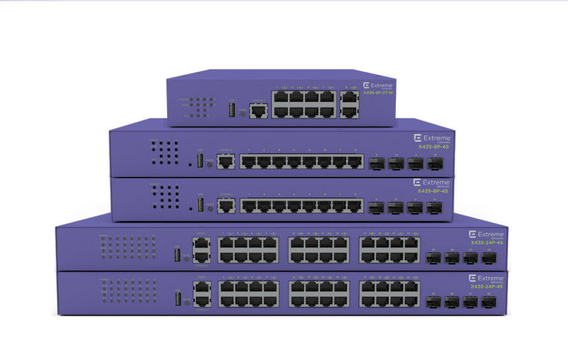 24포트 Extreme Networks X435 AVB 스위치 X435 4S 68Gbps 50.6Mpps 새 제품 및 정품