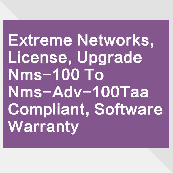 X690 Avb Extreme Networks 10gb 스위치 NMS 100 컨트롤러 업그레이드 Nms ADV의 스위치 라이선스