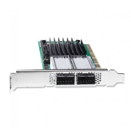 PCIe3.0 X16 ConnectX-4 EN 이더넷 멜라녹스 Nic 카드 MCX416A-CCAT 100GbE QSFP28