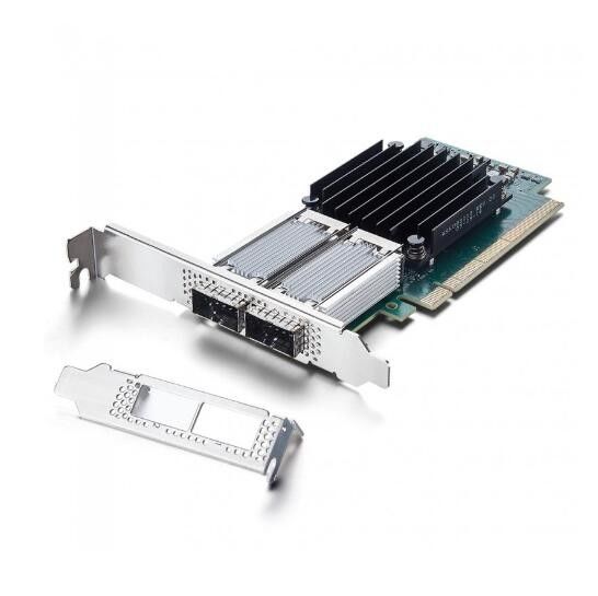 PCIe3.0 X16 ConnectX-4 EN 이더넷 멜라녹스 Nic 카드 MCX416A-CCAT 100GbE QSFP28
