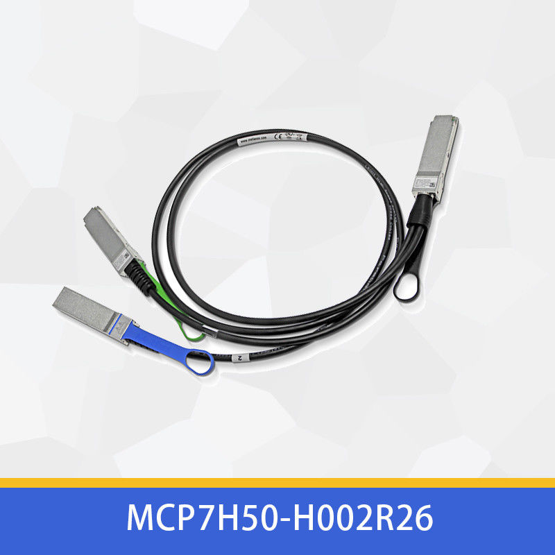 2m HDR100 멜라녹스 DAC 케이블 직접 접속 섬유 케이블 MCP7H50-H002R26 MCP7H50-V0xxR QSFP56