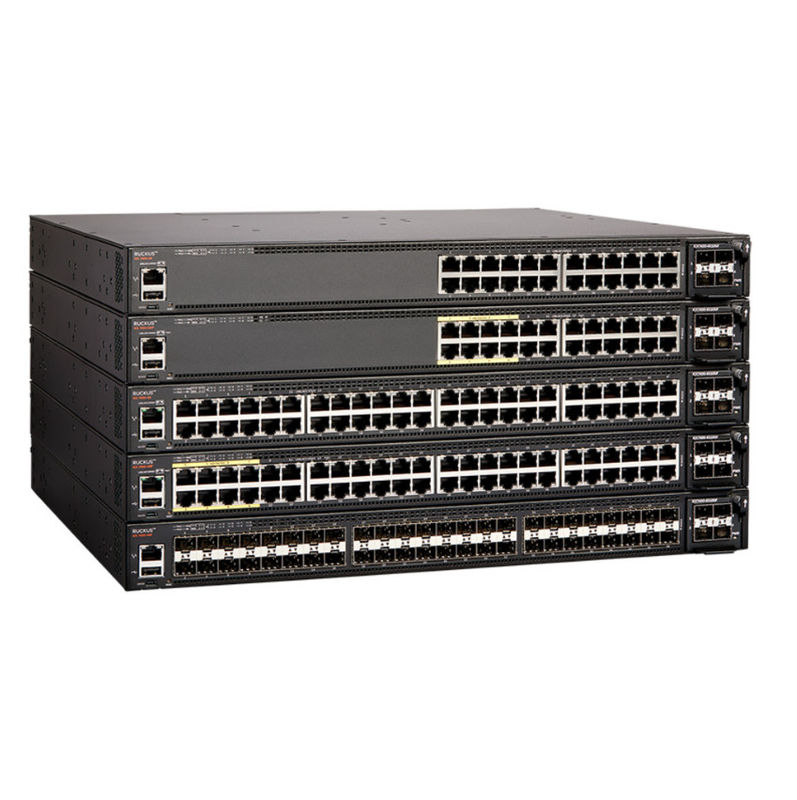 네트워크 소동 Icx7450 24 공항 포는 1500W 336 Gb/S 960 Gb/S를 바꿉니다
