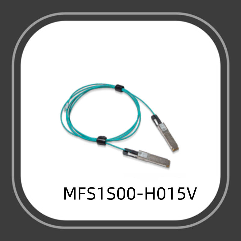 Mellanox AOC DAC 케이블 200G 15m QSFP56 Aoc 섬유 케이블 MFS1S00-H015V 활성 광 케이블