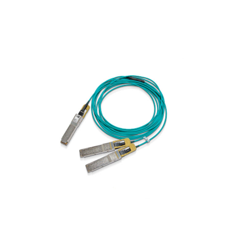 2x100GbE 5m에 대한 낮은 지연 멜라녹스 AOC 케이블 MFS1S50-H005V 분배기 케이블 이더넷 200GbE