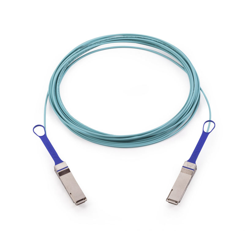 100Gb/S QSFP LSZH 5m 멜라녹스 AOC 케이블에 달하는 MFA1A00-E005 활동적 광케이블 인피니밴드 EDR