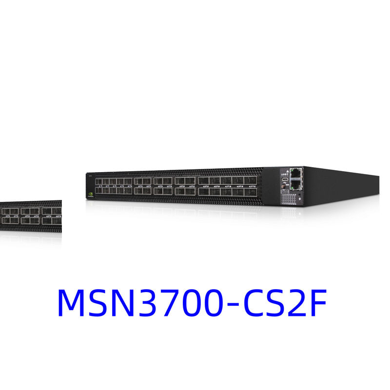 오닉스 32 QSFP28 공항과 MSN3700-CS2F Spectrum-2 기반을 두 100GbE 1U 열린 멜라녹스 네트워크 스위치