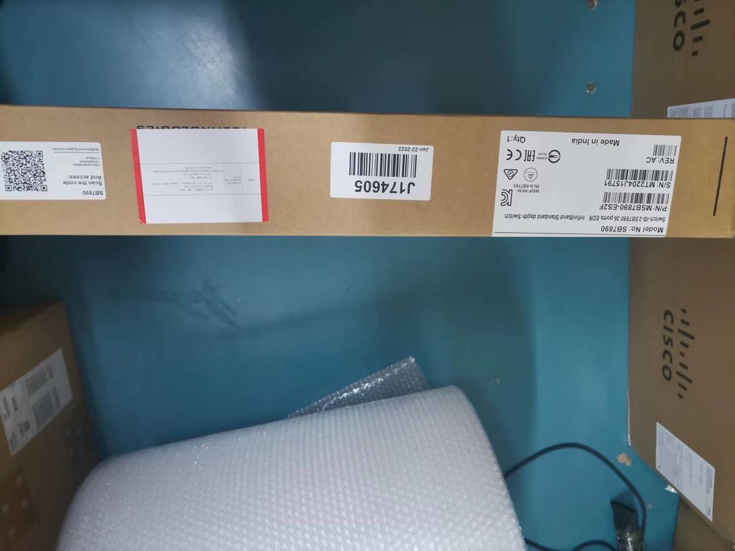 MSB7800-ES2F 멜라녹스 네트워크 스위치 인피니밴드 EDR 100Gb/S 시스템 36 QSFP28 항구 1U