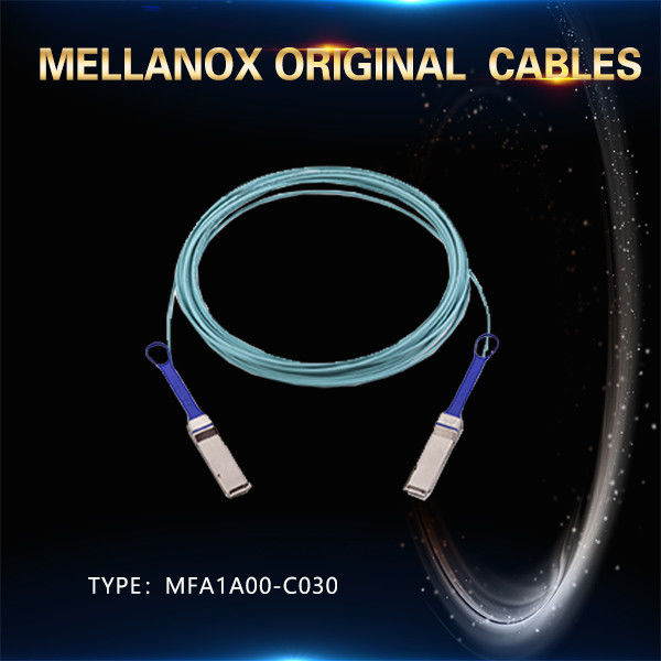 MFS1S00-H030V ((980-9I440-00H030) Aoc 네트워크 케이블 IB HDR 최대 200Gb/S QSFP56 30m 200GBASE-AOC QSFP56부터 QSFP56까지