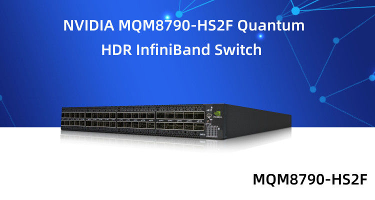 MQM8790-HS2F 멜라녹스 스위치 40 포트 200G 인피니밴드 데이터 센터 40 X HDR QSFP56 관리되지 않은