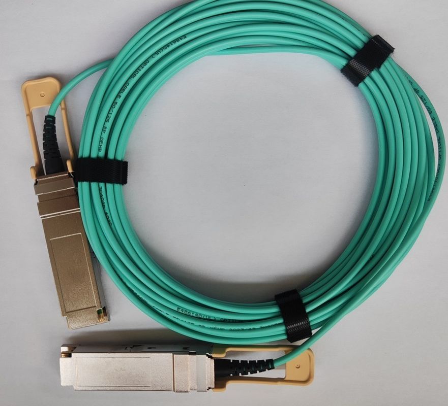 200G QSFP56 액티브 광 케이블 26.56GBaud 속도 데이터 전송 OM3/OM4 커넥터 유형 QSFP56 커넥터와 호환