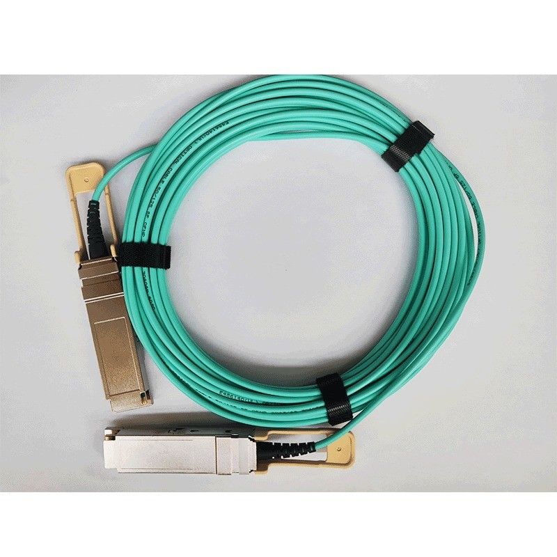 200G QSFP56 액티브 광 케이블 26.56GBaud 속도 데이터 전송 OM3/OM4 커넥터 유형 QSFP56 커넥터와 호환
